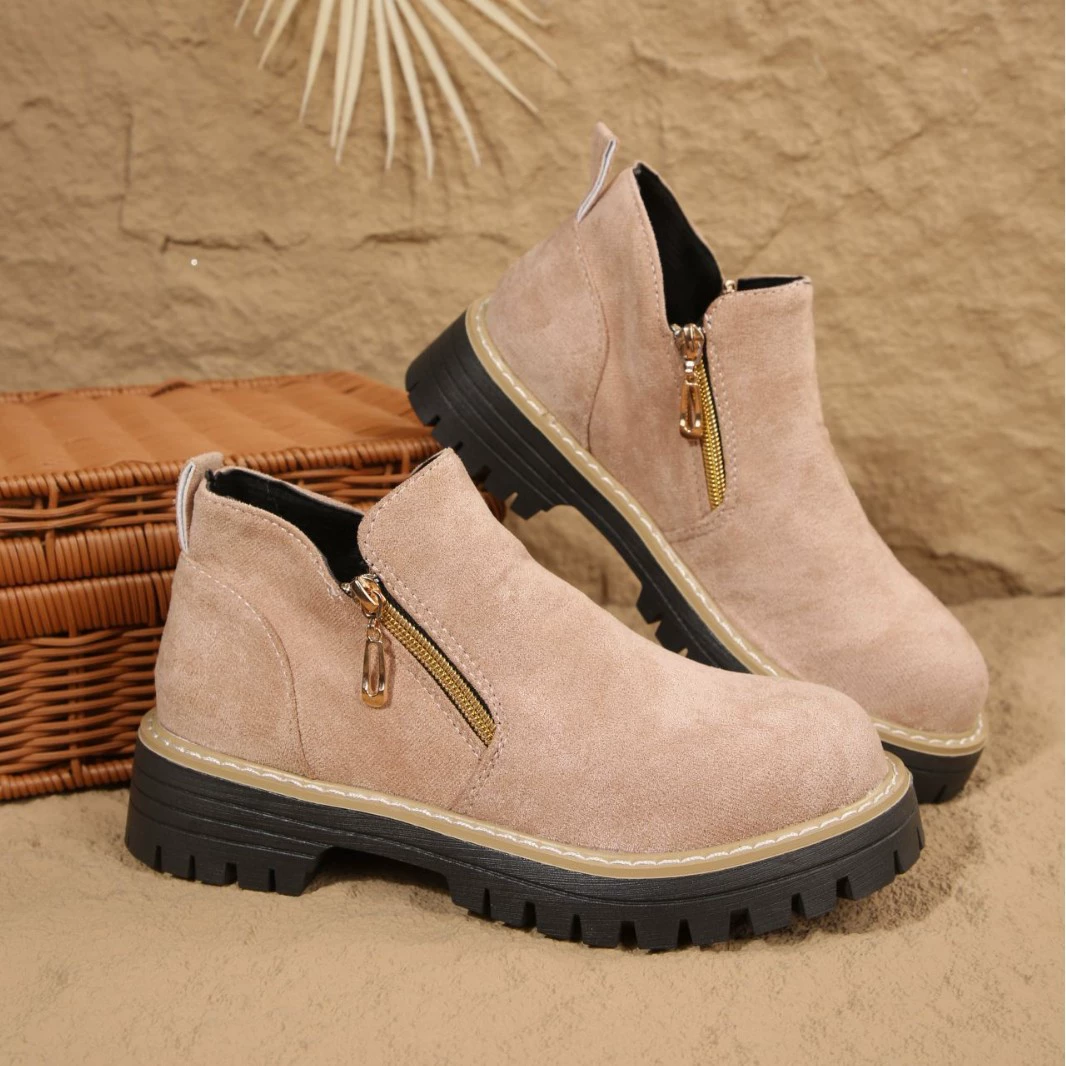 Round Toe Platform Boots, image 2