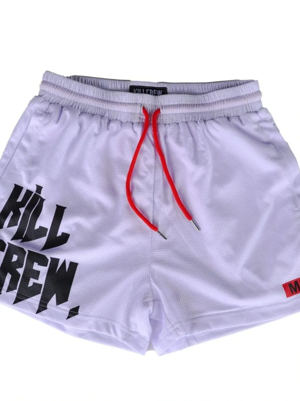 Men's Plus Size Letter Drawstring Shorts, image 7