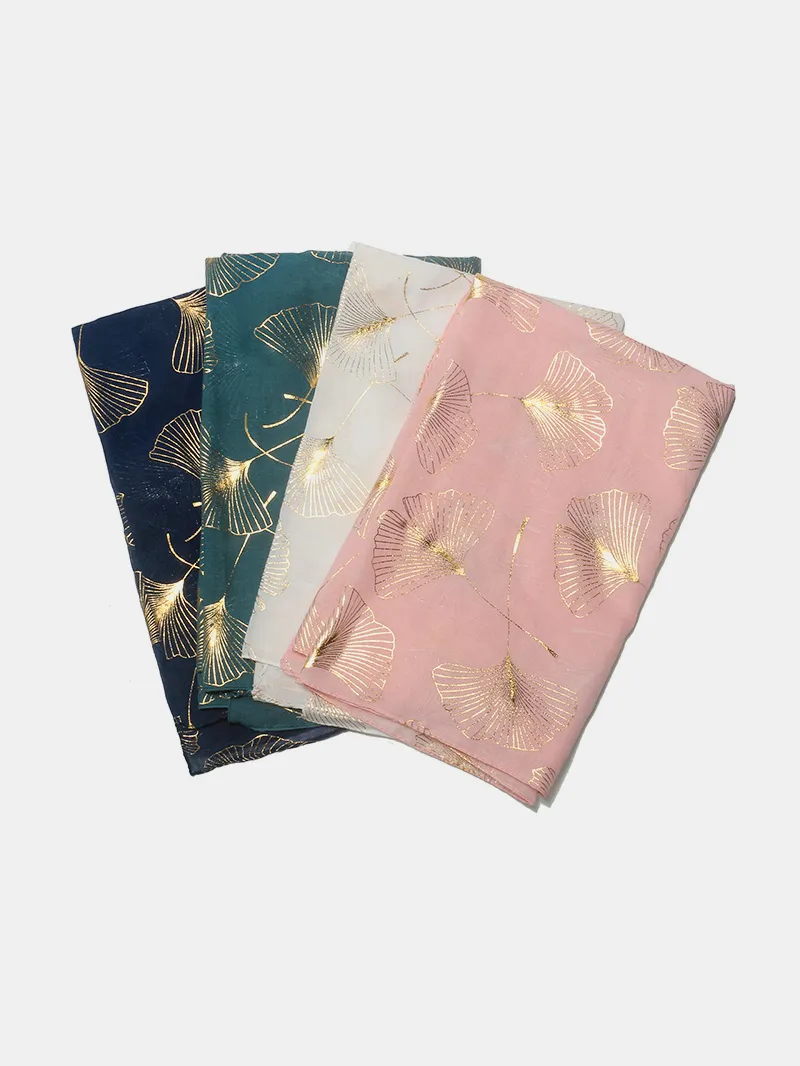 Ginkgo Leaf Polyester Scarf, image 7