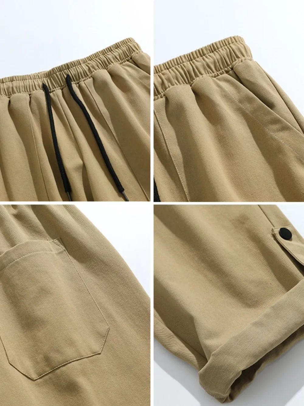 Men's Plus Size Drawstring Pants with Pockets, image 4