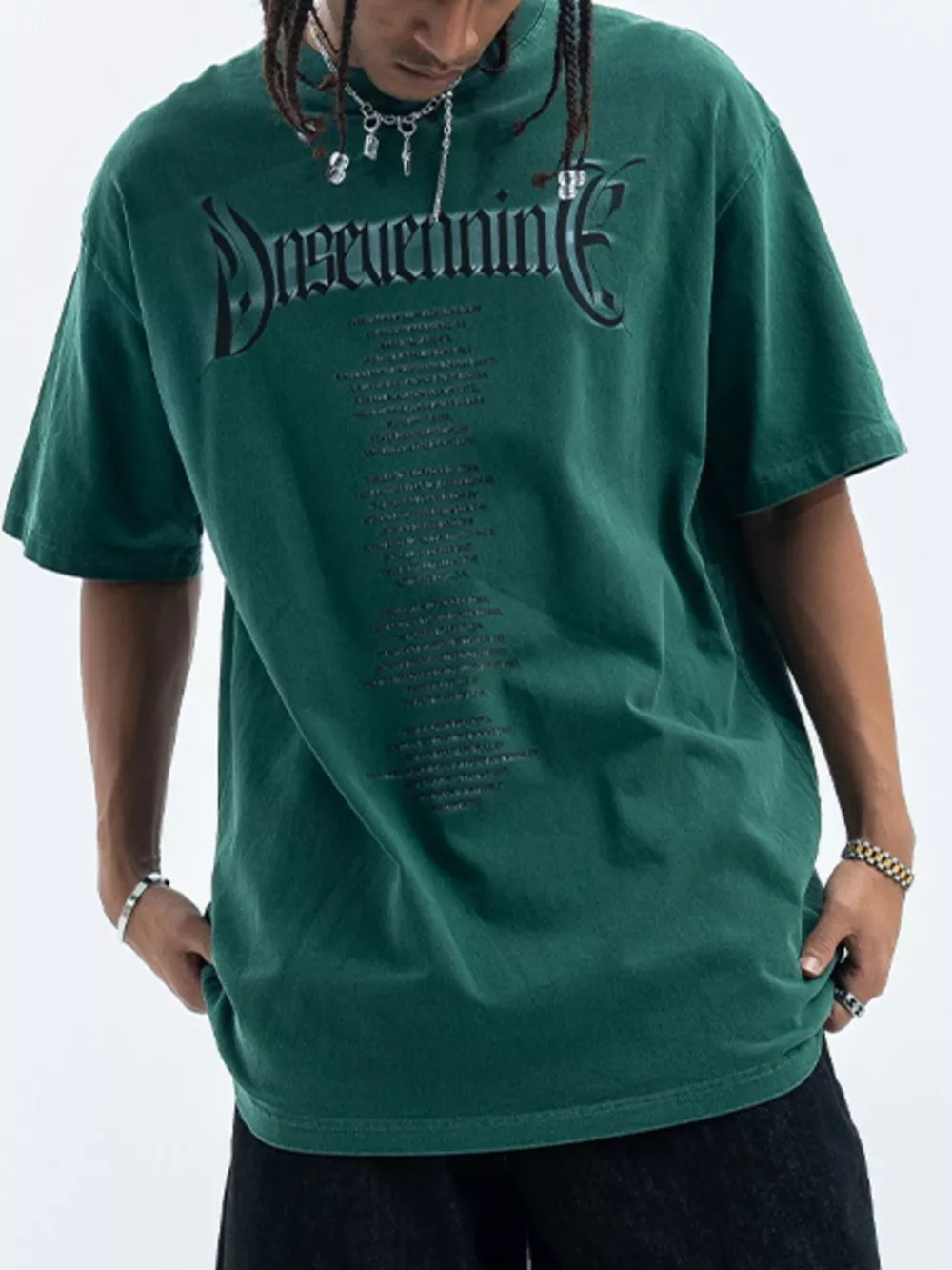 Men's Short Sleeve Oversized T-Shirt, image 2