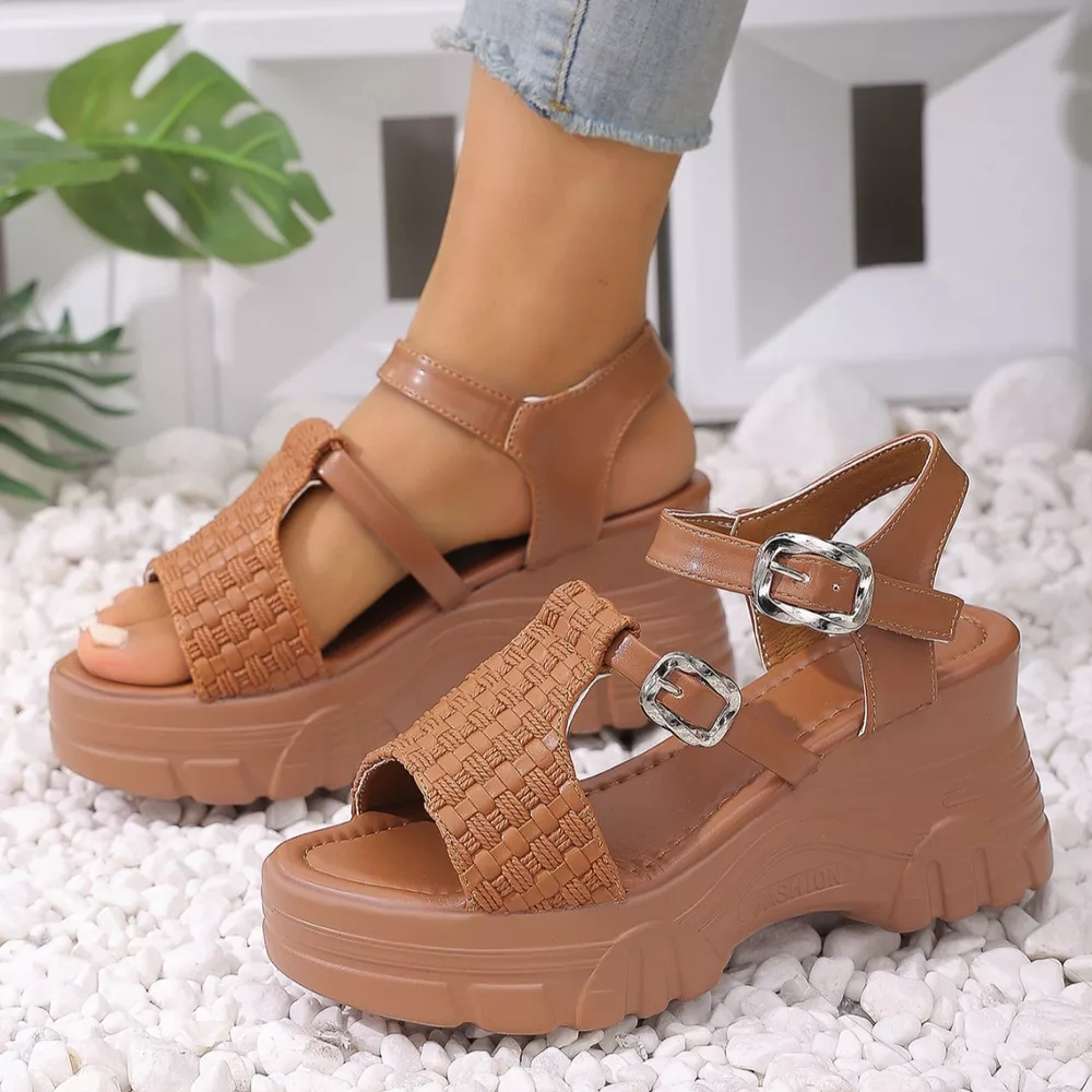 Open Toe Wedge Sandals, image 12