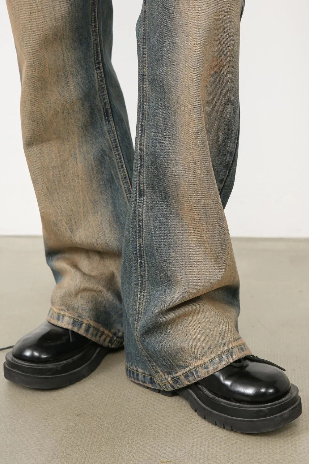 Men's Bootcut Jeans with Pockets, image 4