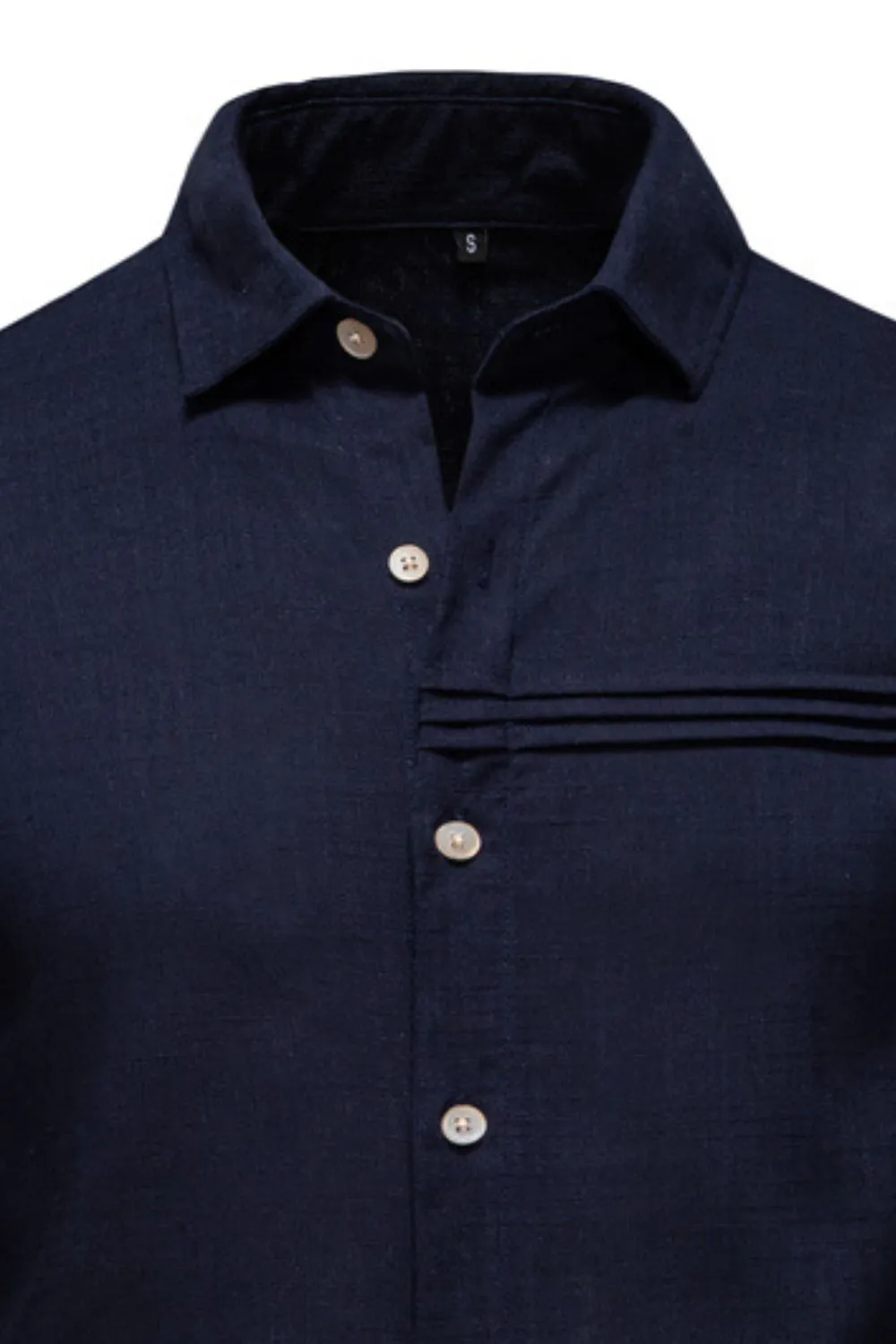 Men's Button Down Collared Neck Shirt, image 7