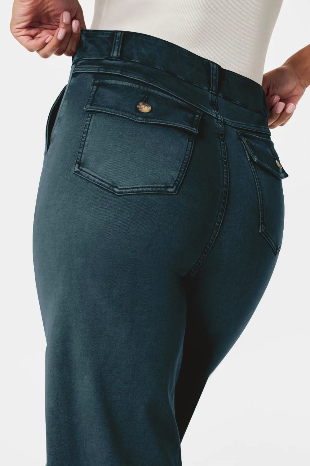 High Waist Jeans with Pockets, image 16