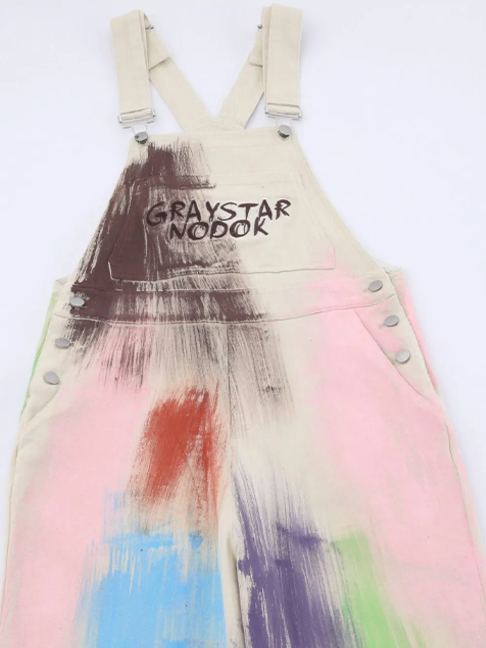 Colorful Wide Leg Overalls, image 5