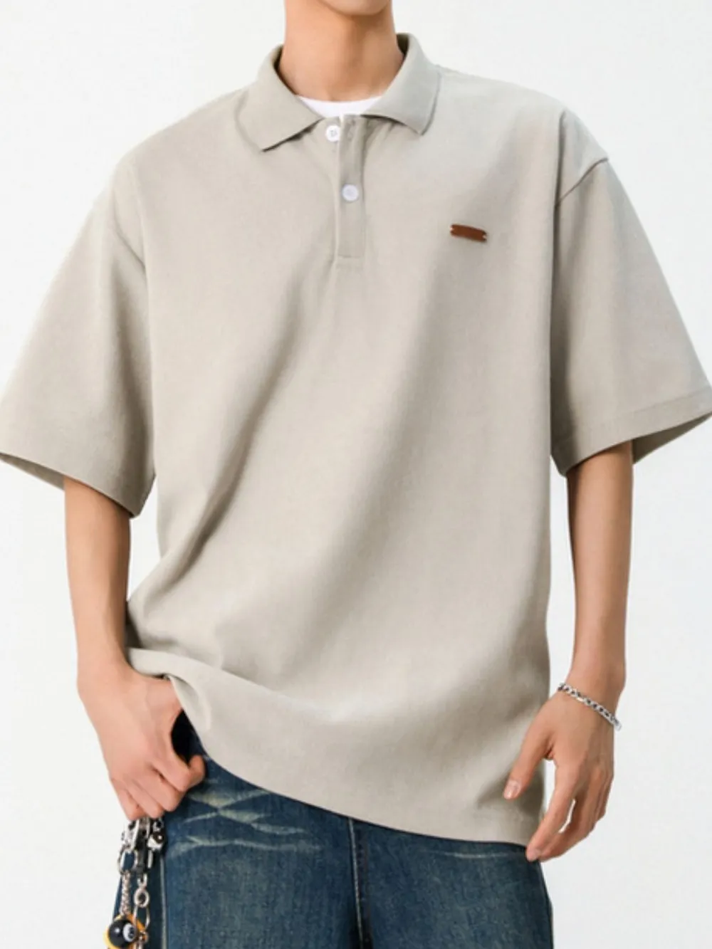 Men's Collared Neck Half Sleeve Polo, image 3