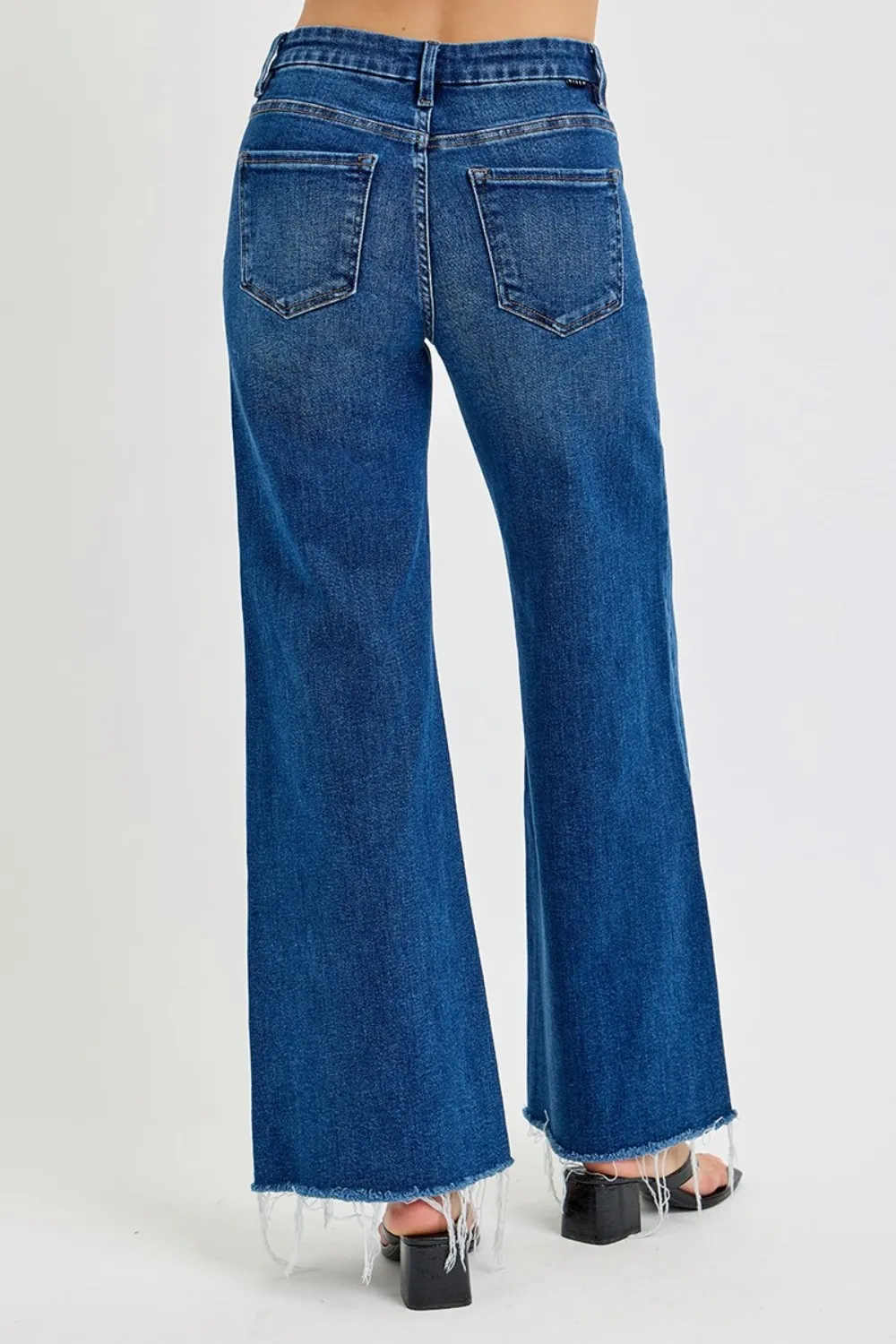 Tummy Control High Rise Wide Leg Jeans, image 2