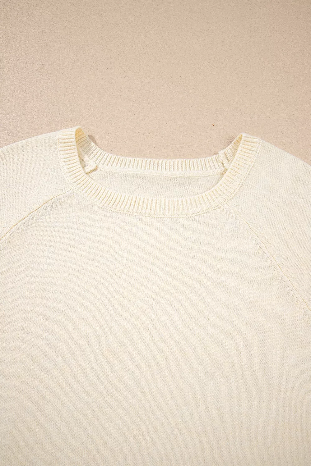 Button-Cuff Crew Neck Sweater, image 8