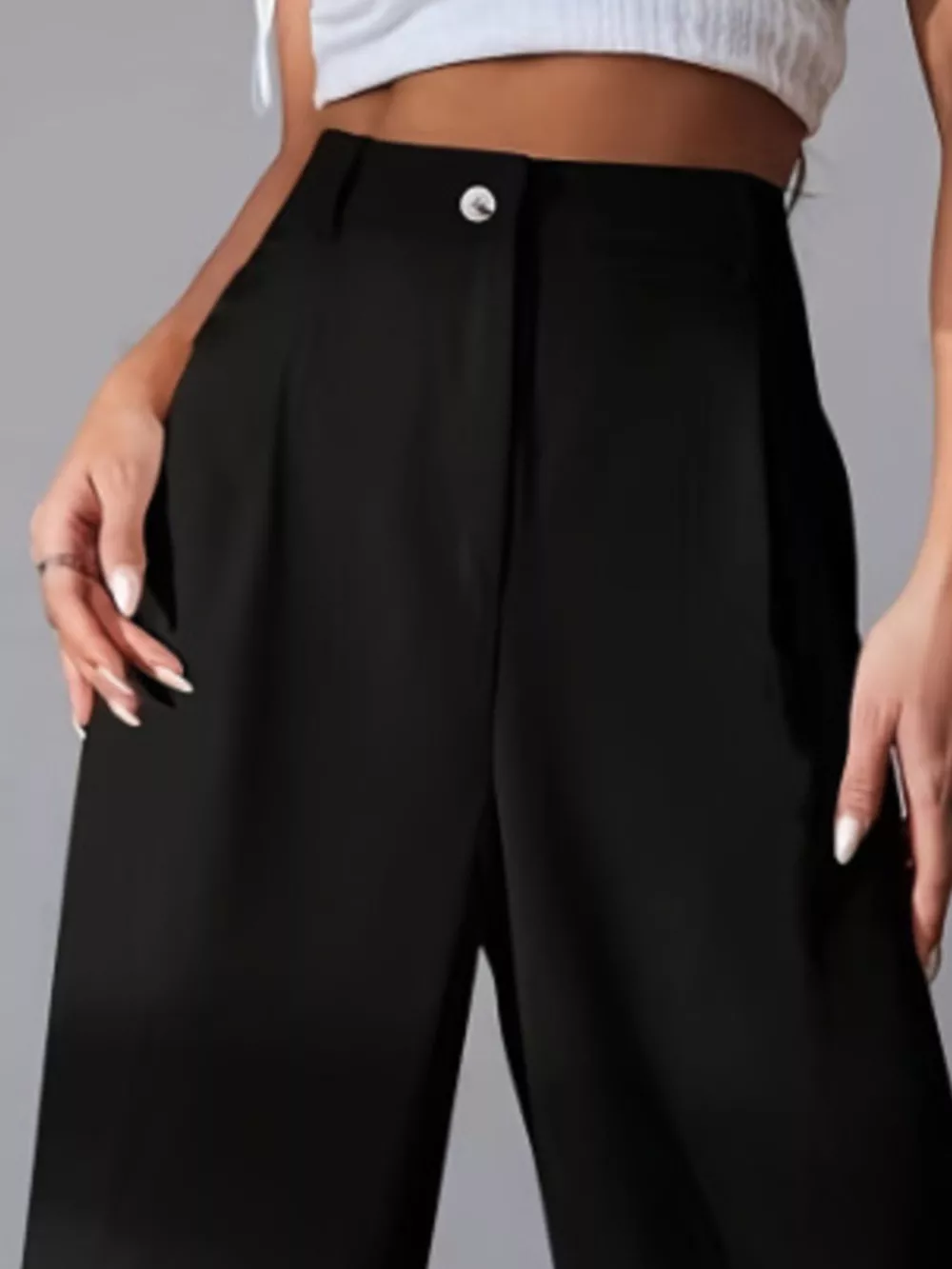 Wide Leg Pleated Pants, image 4