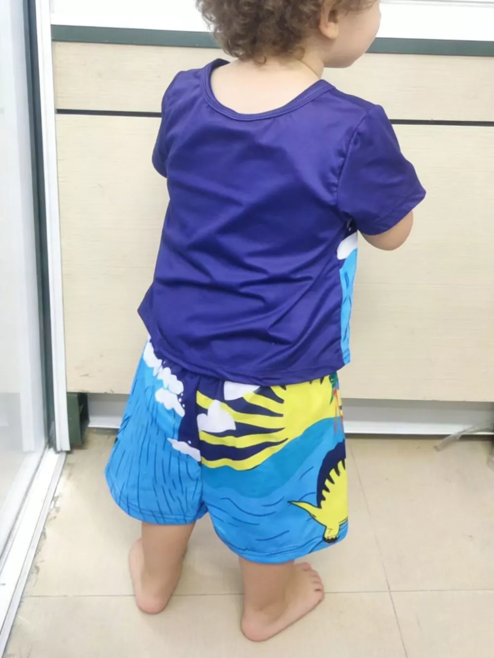 Children's Dinosaur Short Sleeve Tee and Shorts Set, image 2