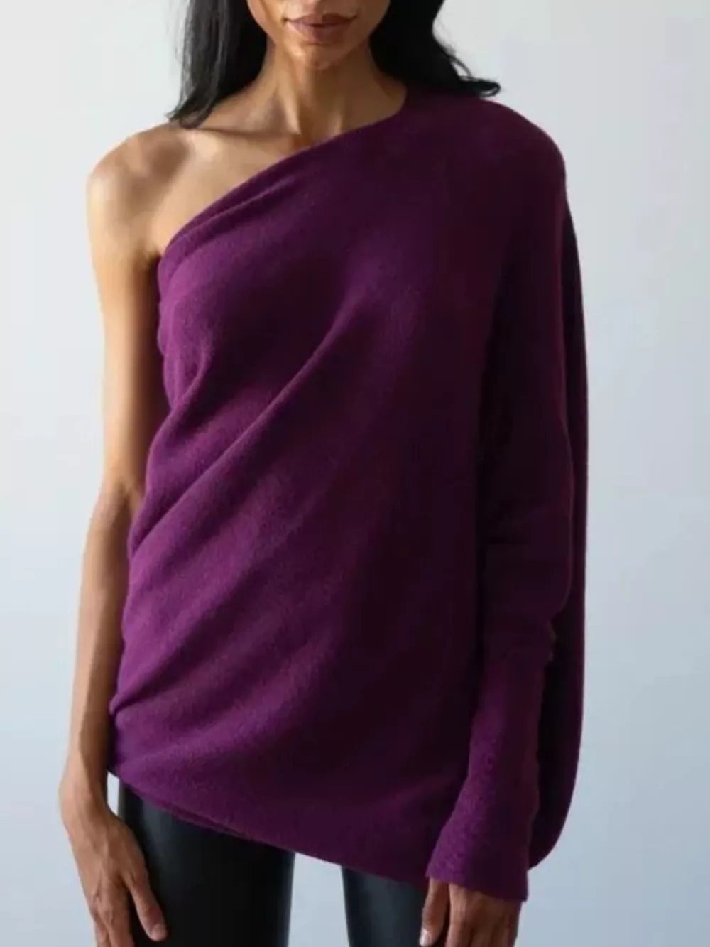Boat Neck Long Sleeve Sweater, image 26