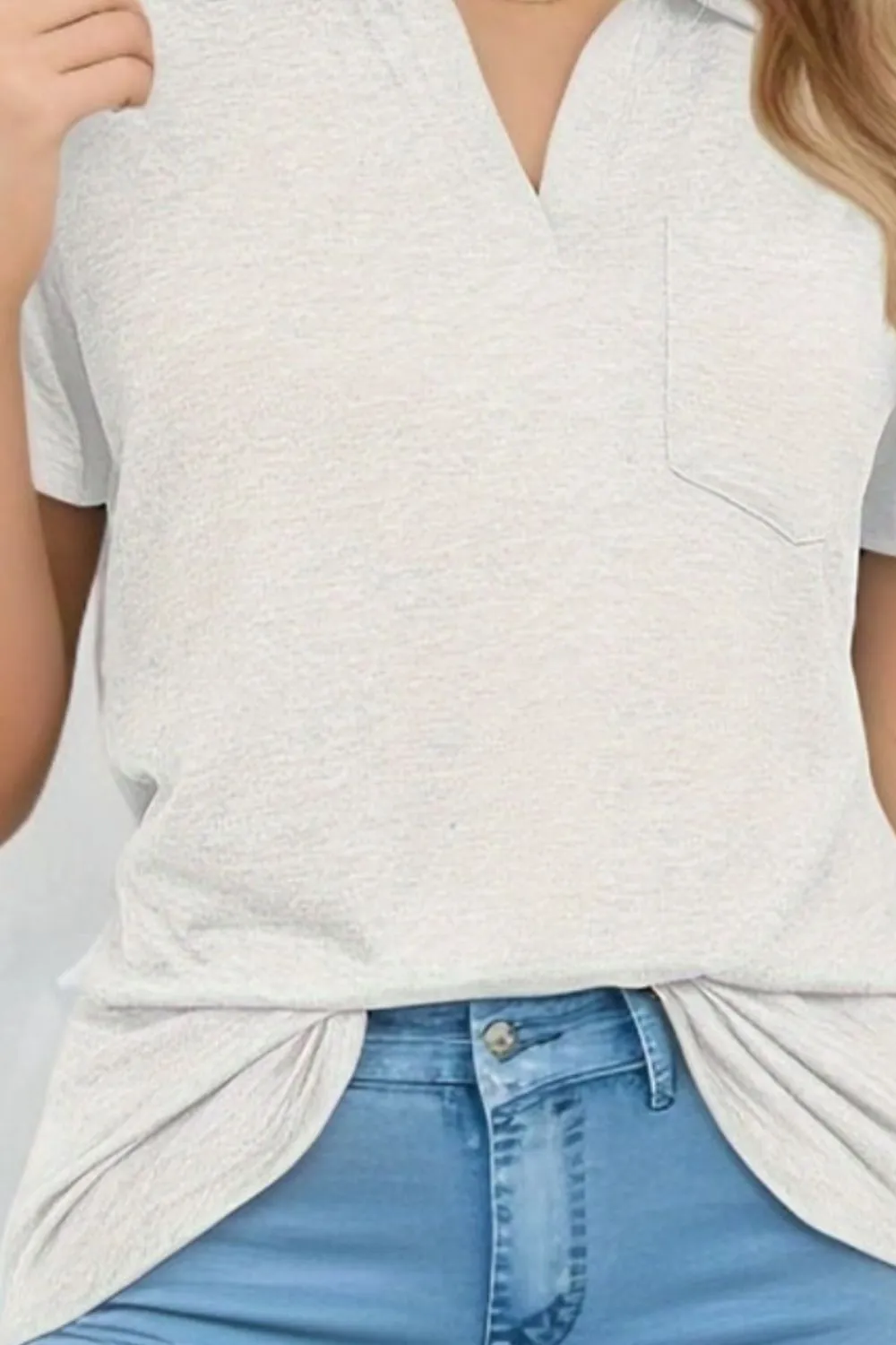 Johnny Collar Short Sleeve Top, image 11