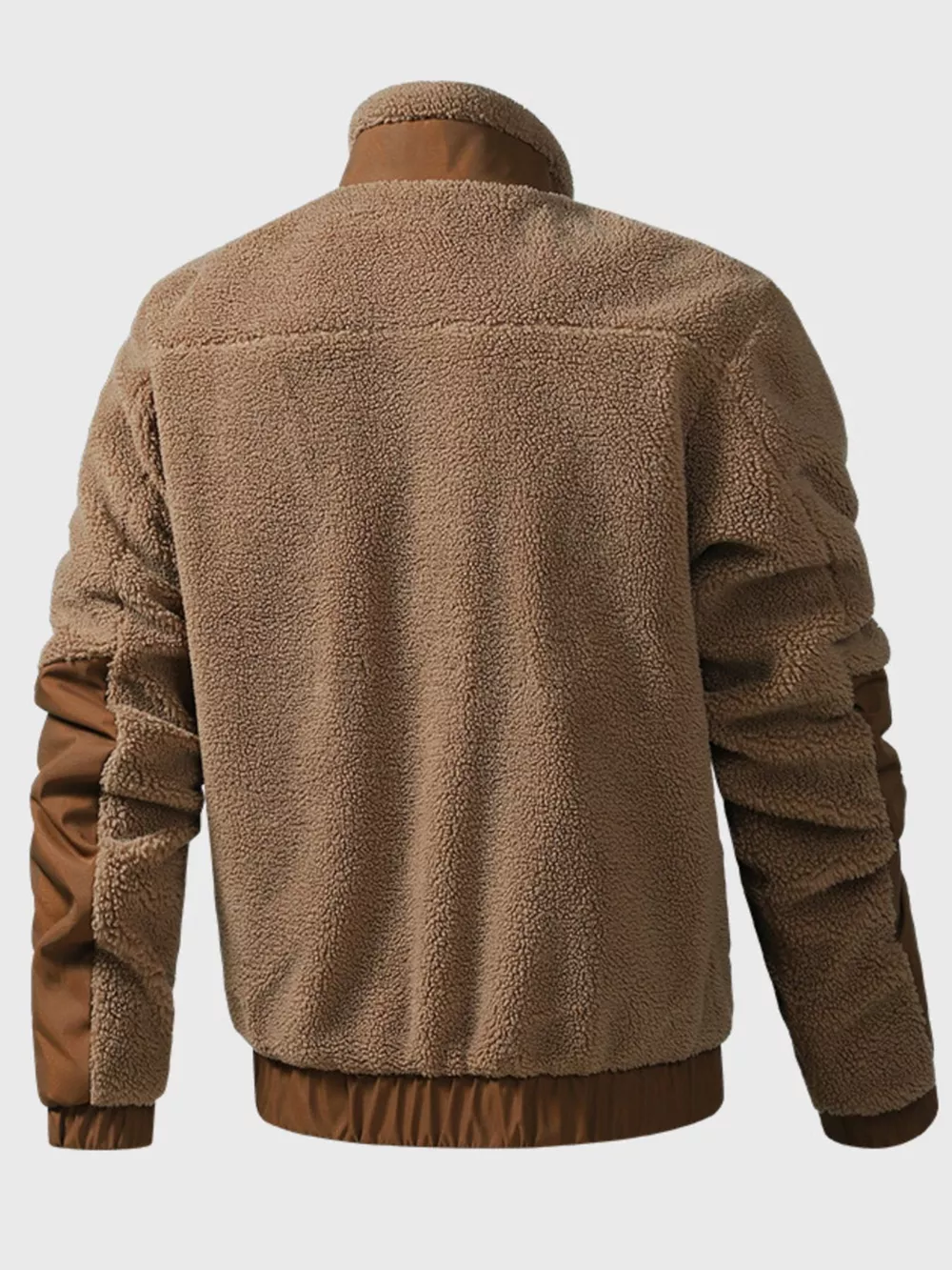 Men's Sherpa Fleece Zip-Up Jacket, image 3