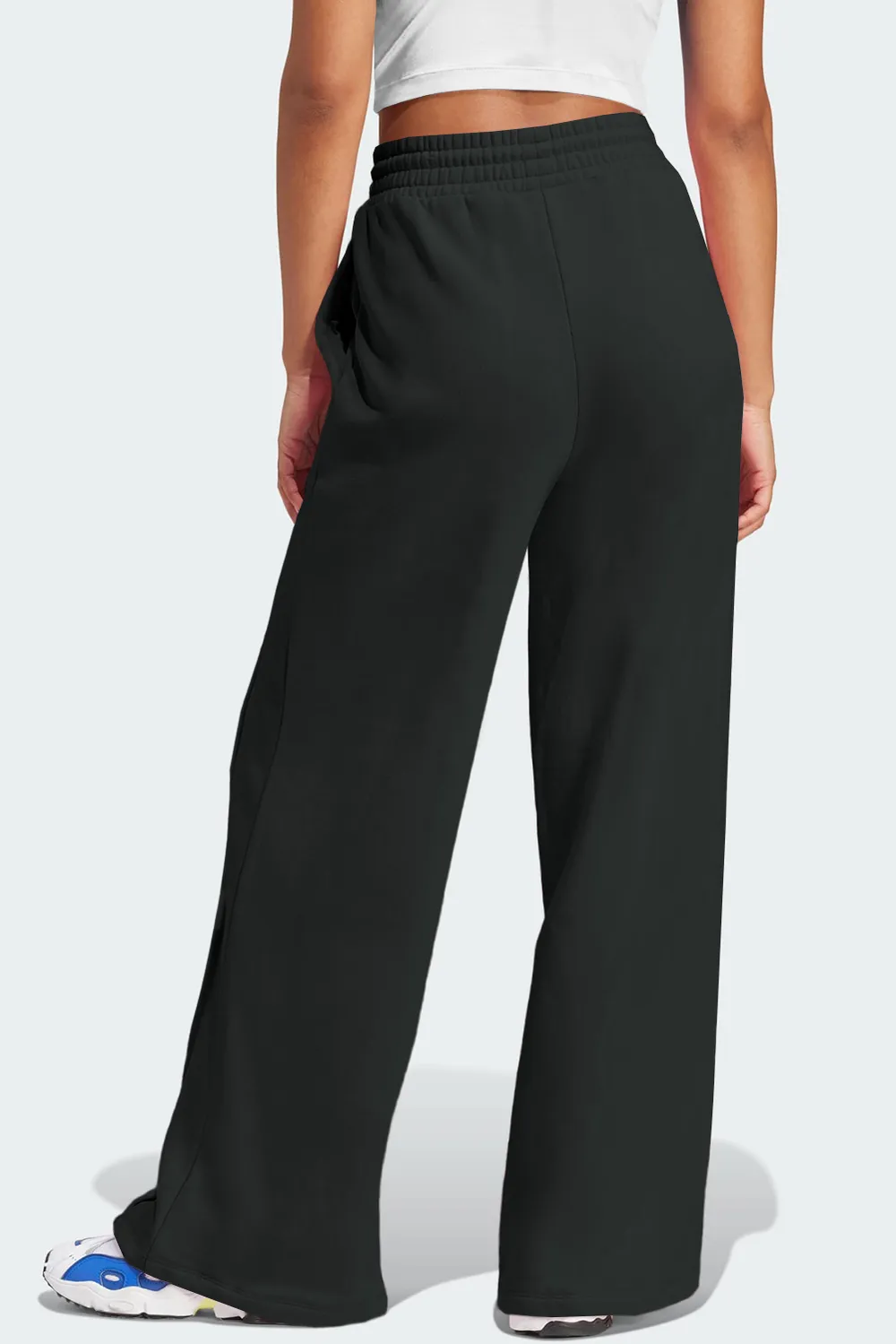Drawstring Wide Leg Active Pants, image 5