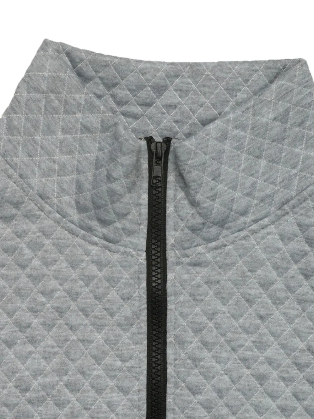 Texture Half Zip Long Sleeve Sweatshirt, image 7