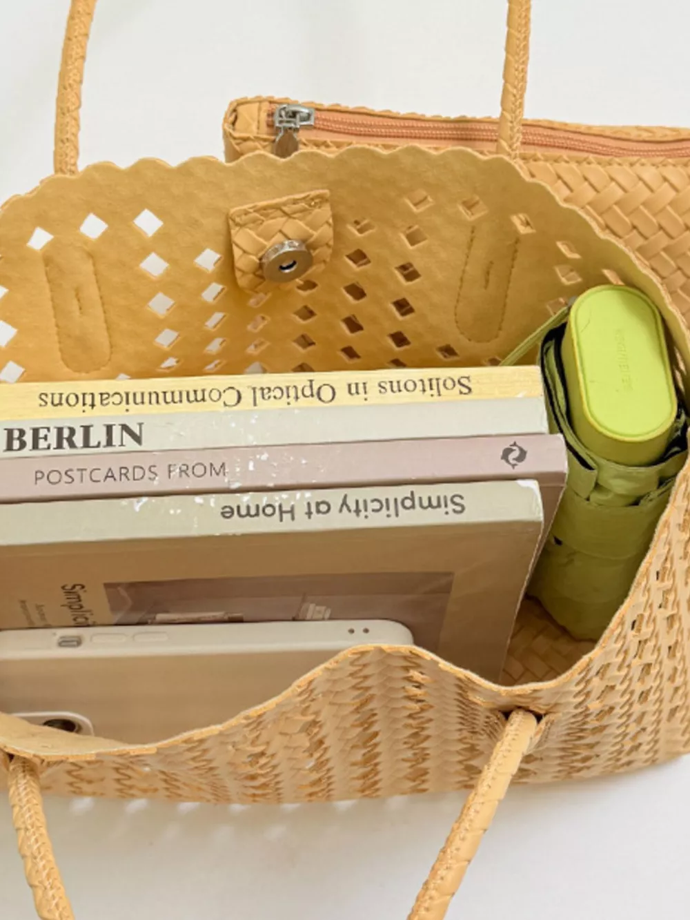 Woven Hollow-Out Shoulder Bag, image 10