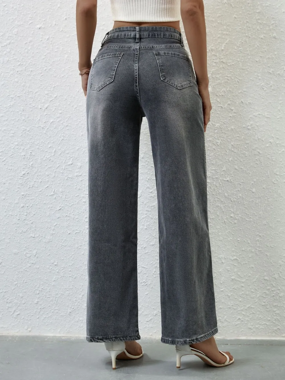 High Rise Wide Leg Jeans, image 12