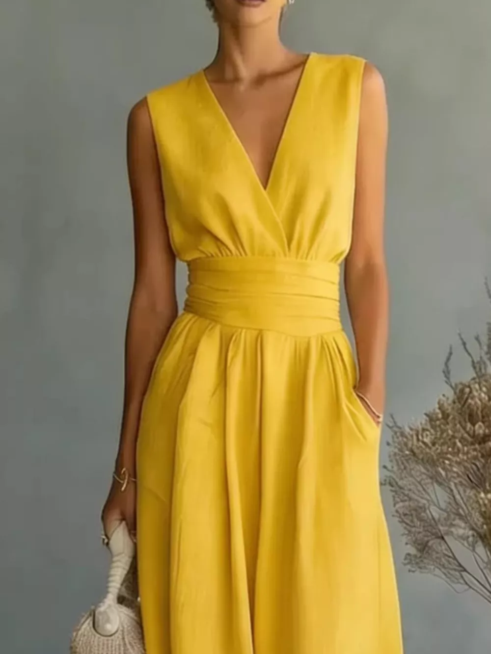 Full Size Sleeveless Wide-Leg Jumpsuit Plus Size, image 9