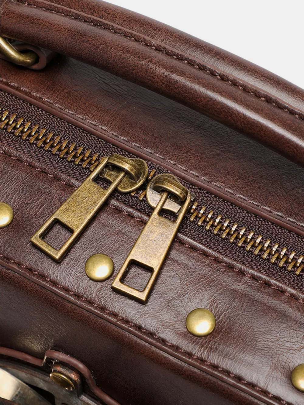 Steampunk Clockwork Design Crossbody Bag, image 11