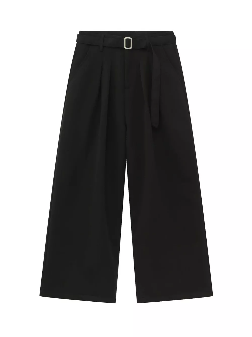 Men's Wide Leg Pleated Pants, image 6