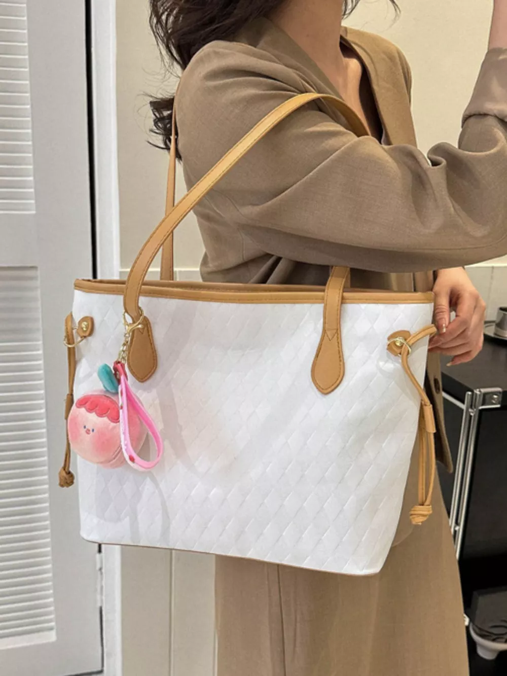 Woven Pattern Tote Bag, image 14