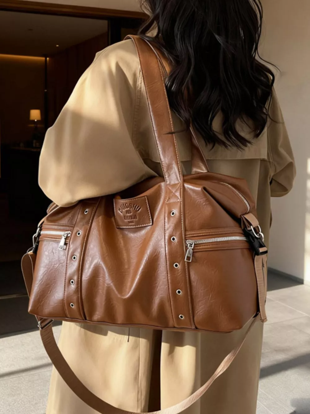 PU Leather Shoulder Bag, image 7