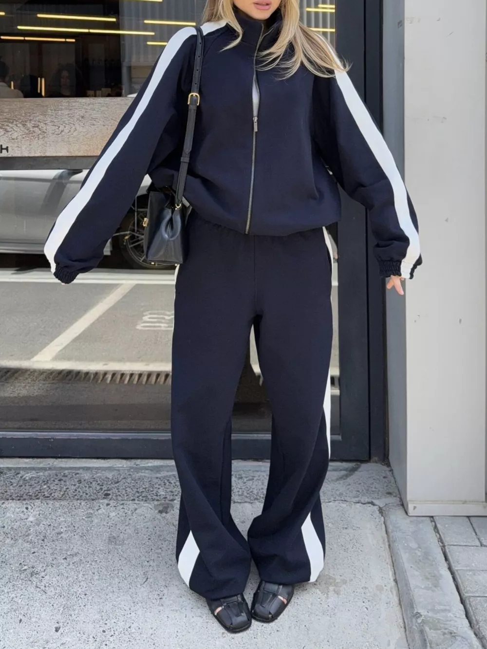 Zip Up Long Sleeve Outerwear and Pants Set, image 26