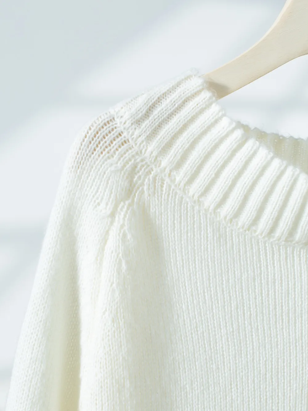 Ribbed Knit Boat Neck Sweater, image 10