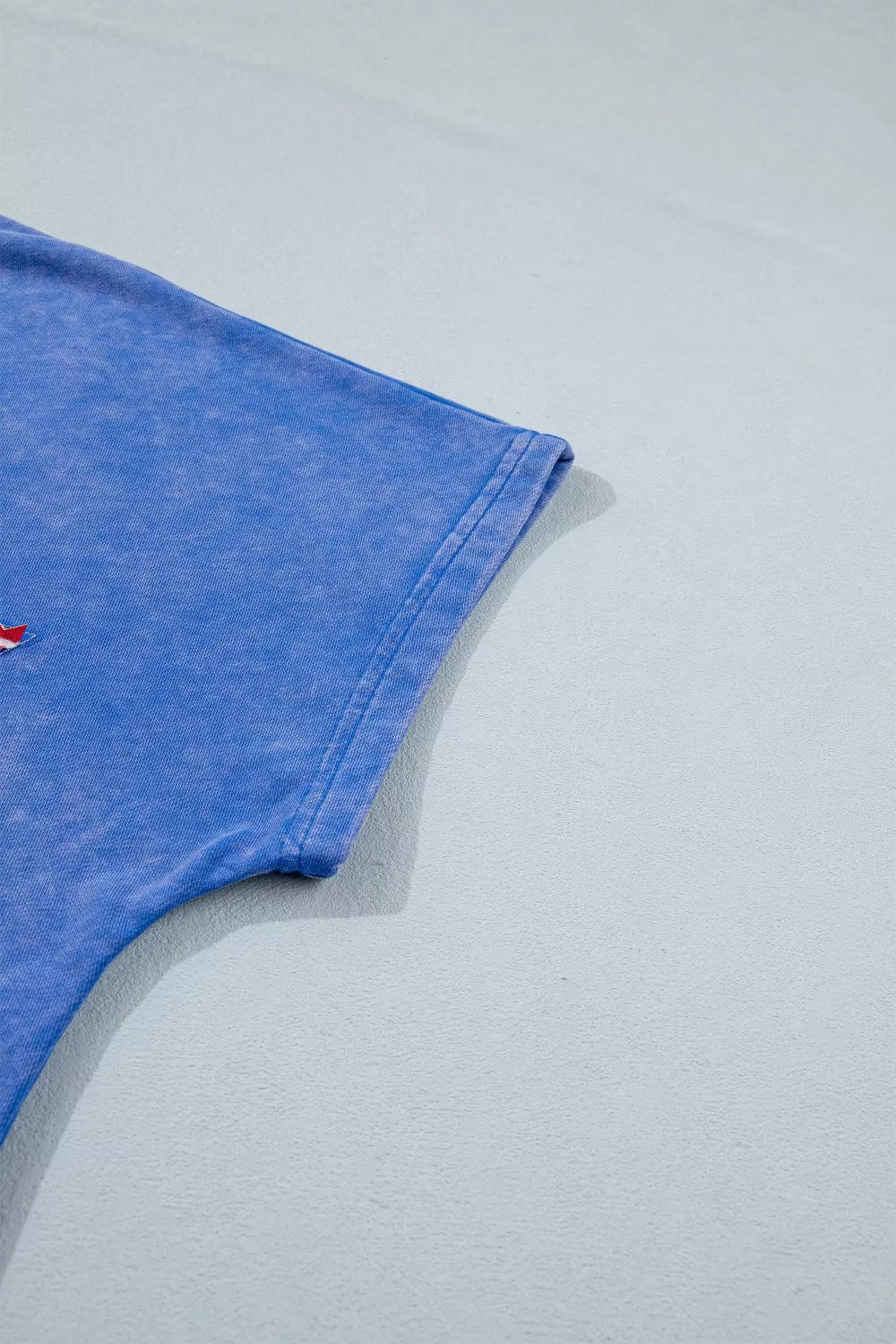 Patriot Star Patched Notched Neck Mineral Washed Tee, image 9