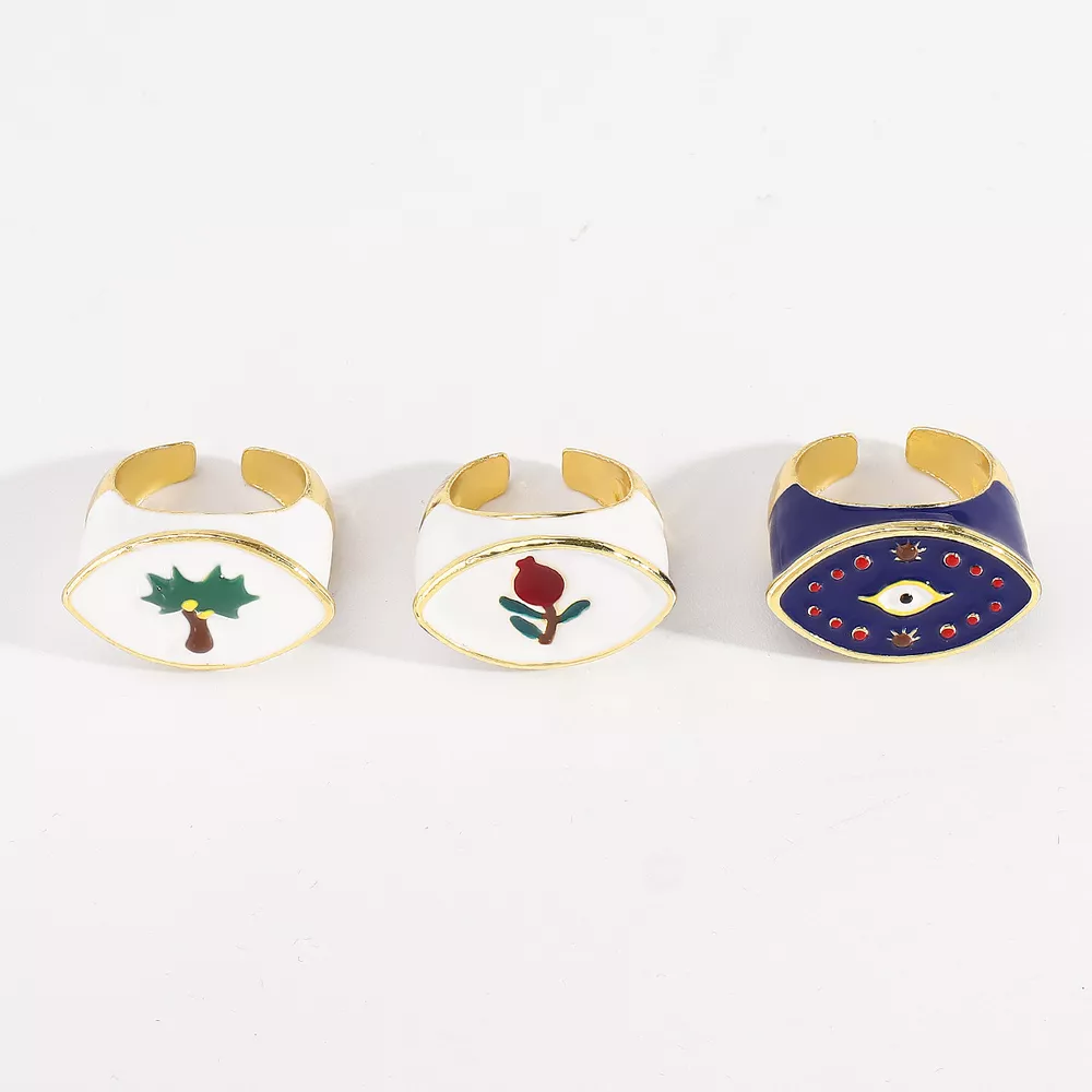 18K Gold-Plated Open Ring, image 8