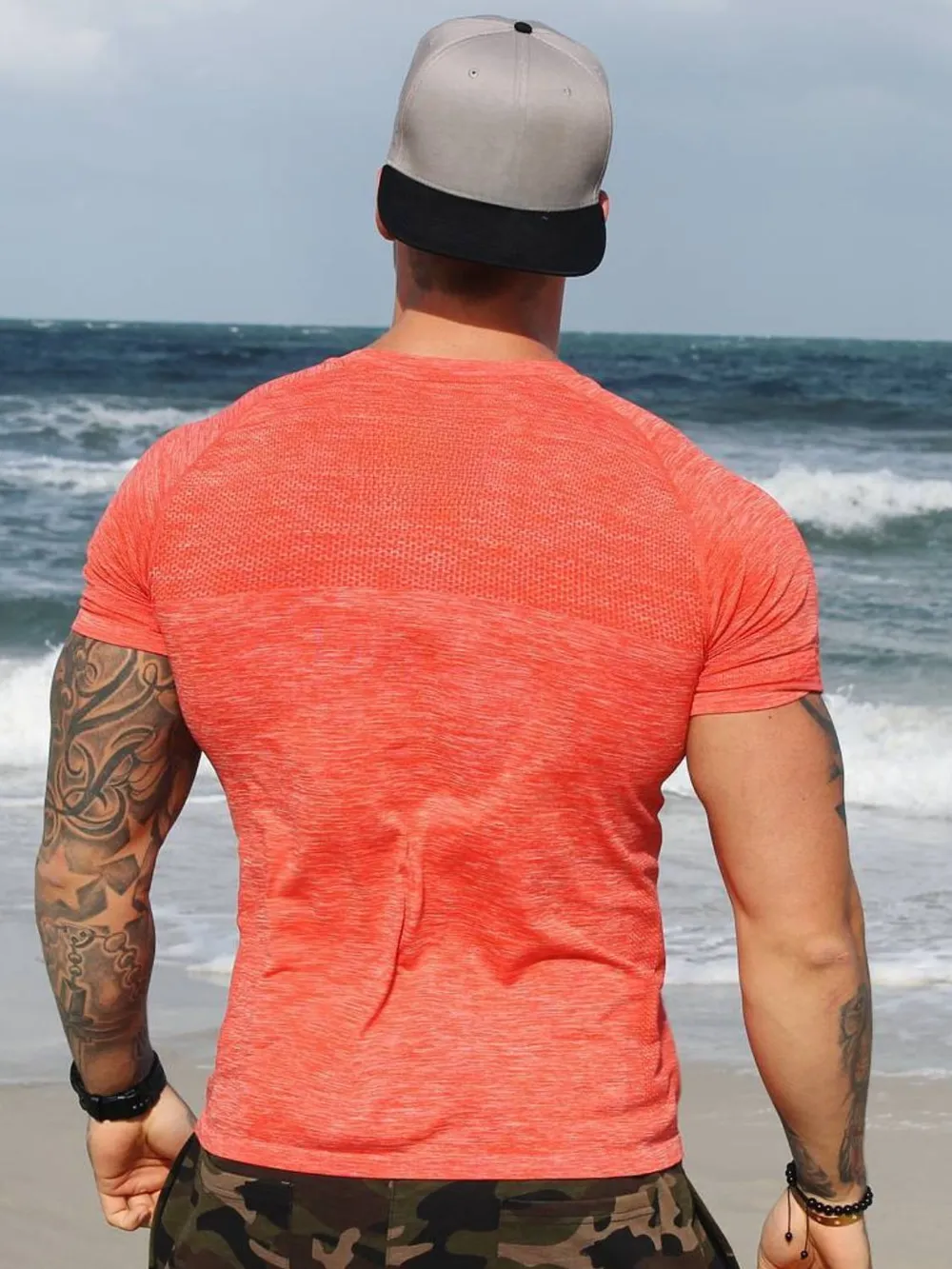 Men's Plus Size Round Neck Short Sleeve T-Shirt, image 3