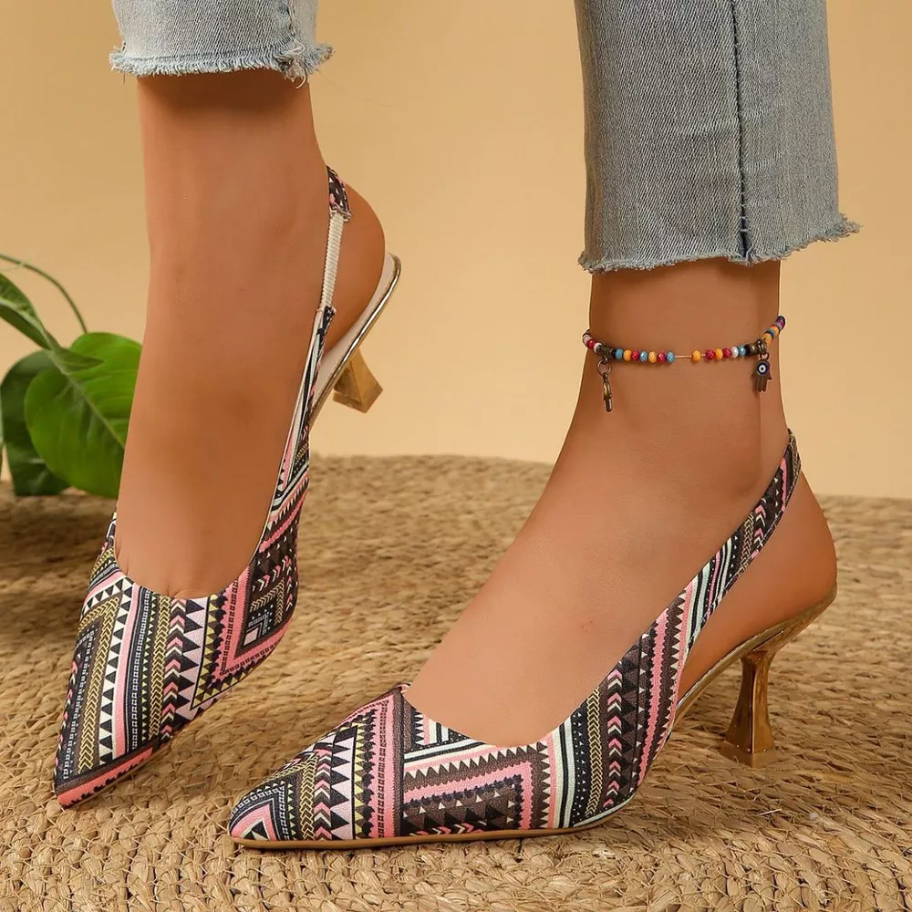 Point Toe Slingback Pumps, image 6
