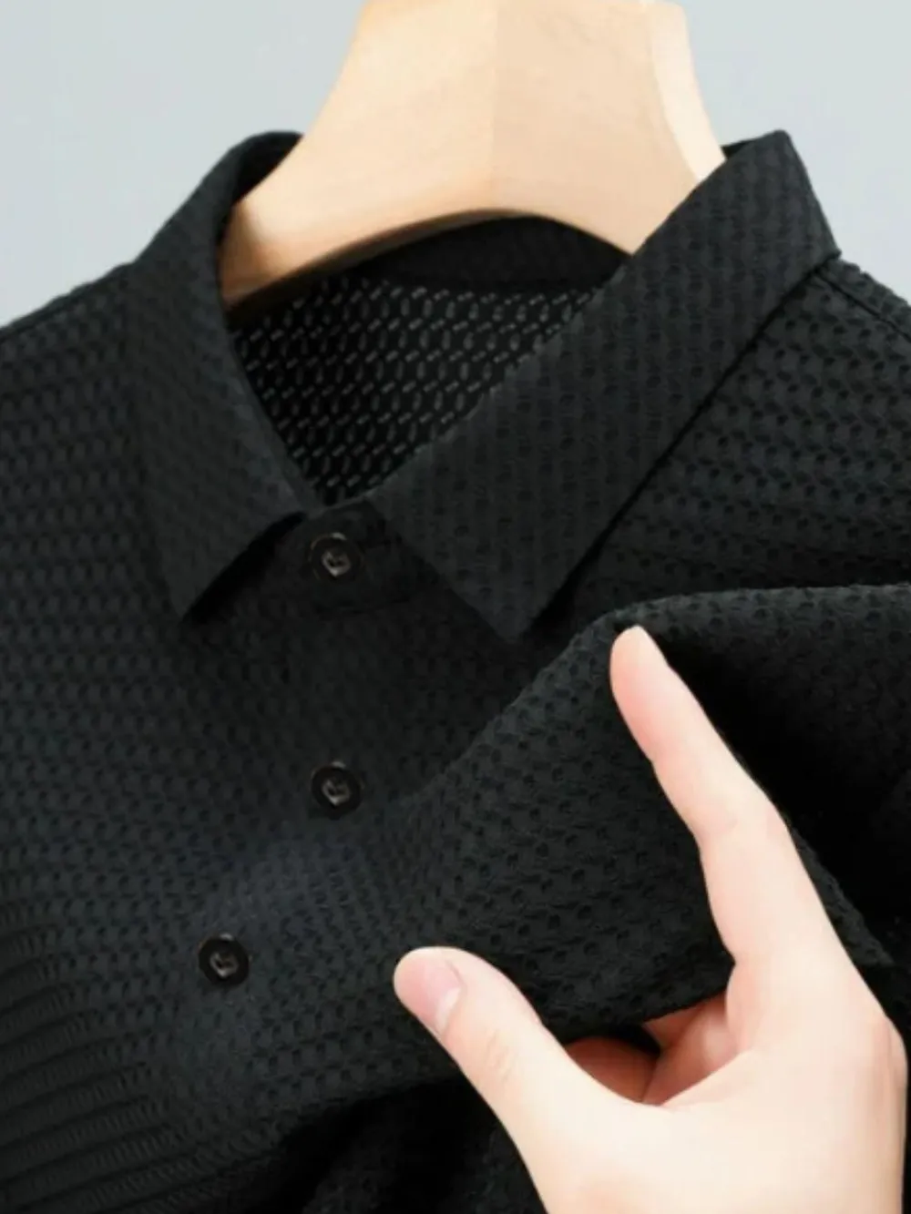 Men's Full Size Collared Neck Short Sleeve Polo Plus Size