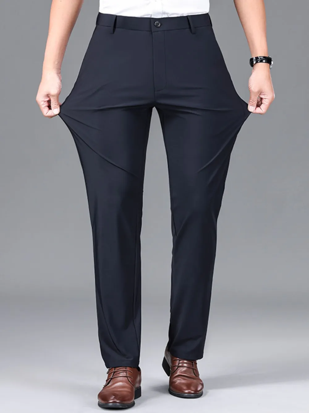 Men's Pocketed Loose Fit Pants, image 4