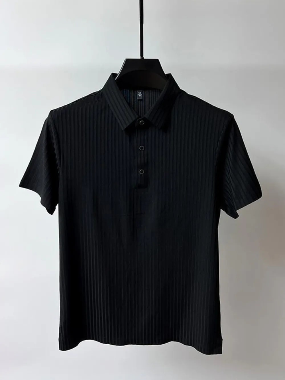 Men's Full Size Button Detail Short Sleeve Polo Plus Size, image 6