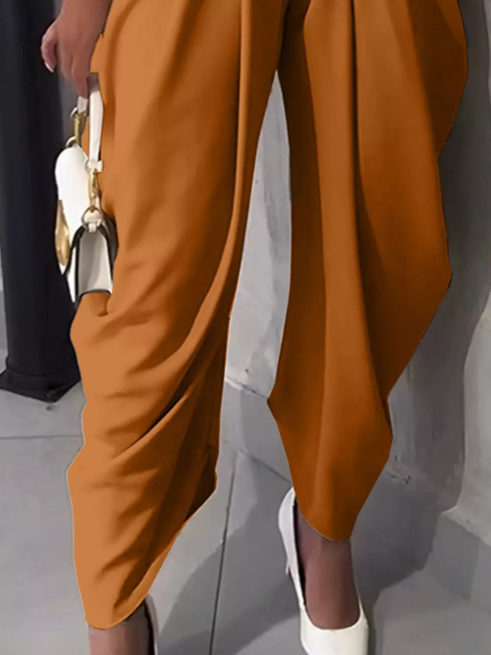 High-Waisted Wide Leg Pleated Pants, image 12