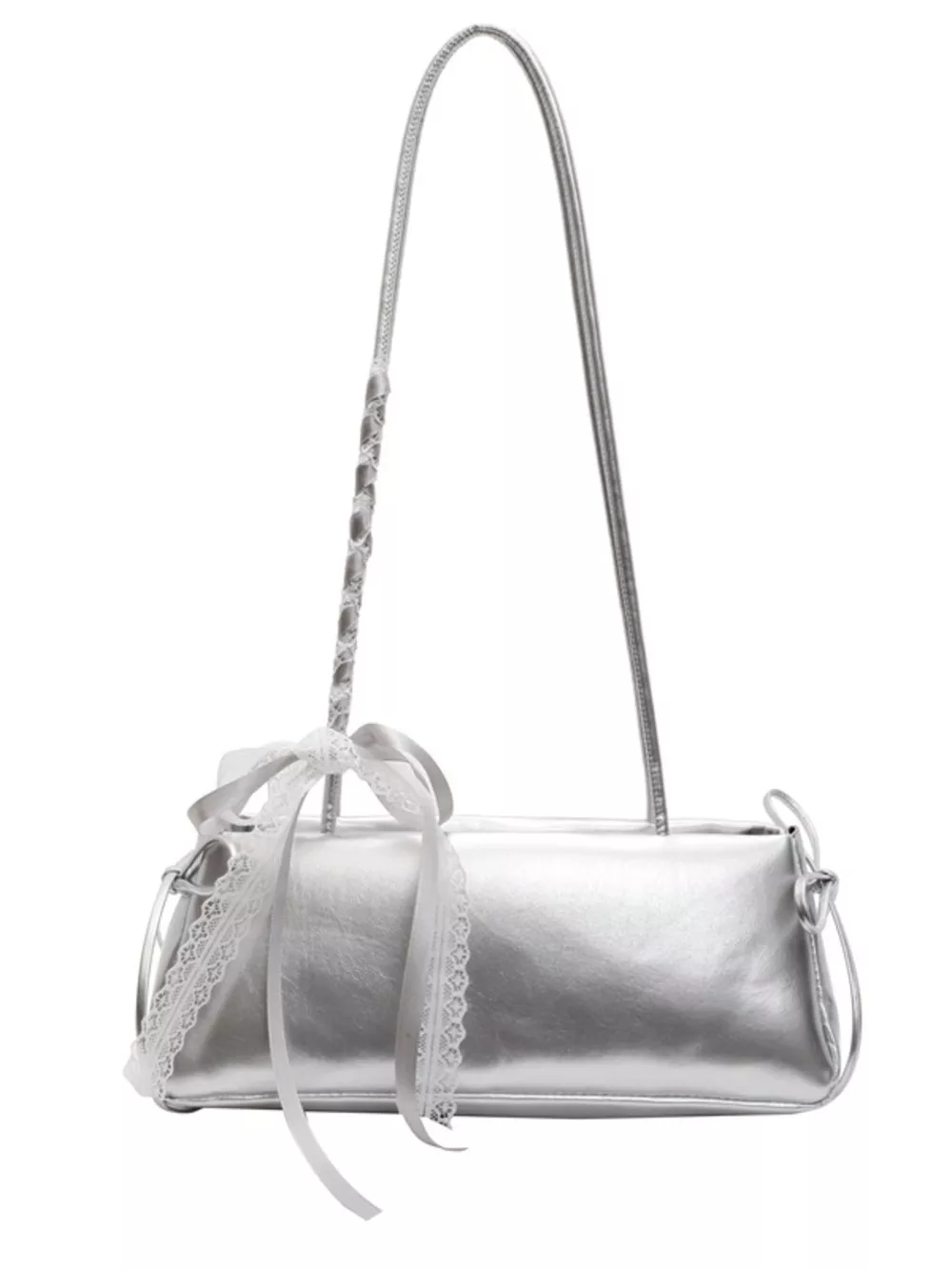 Lace Decor Shoulder Bag, image 20