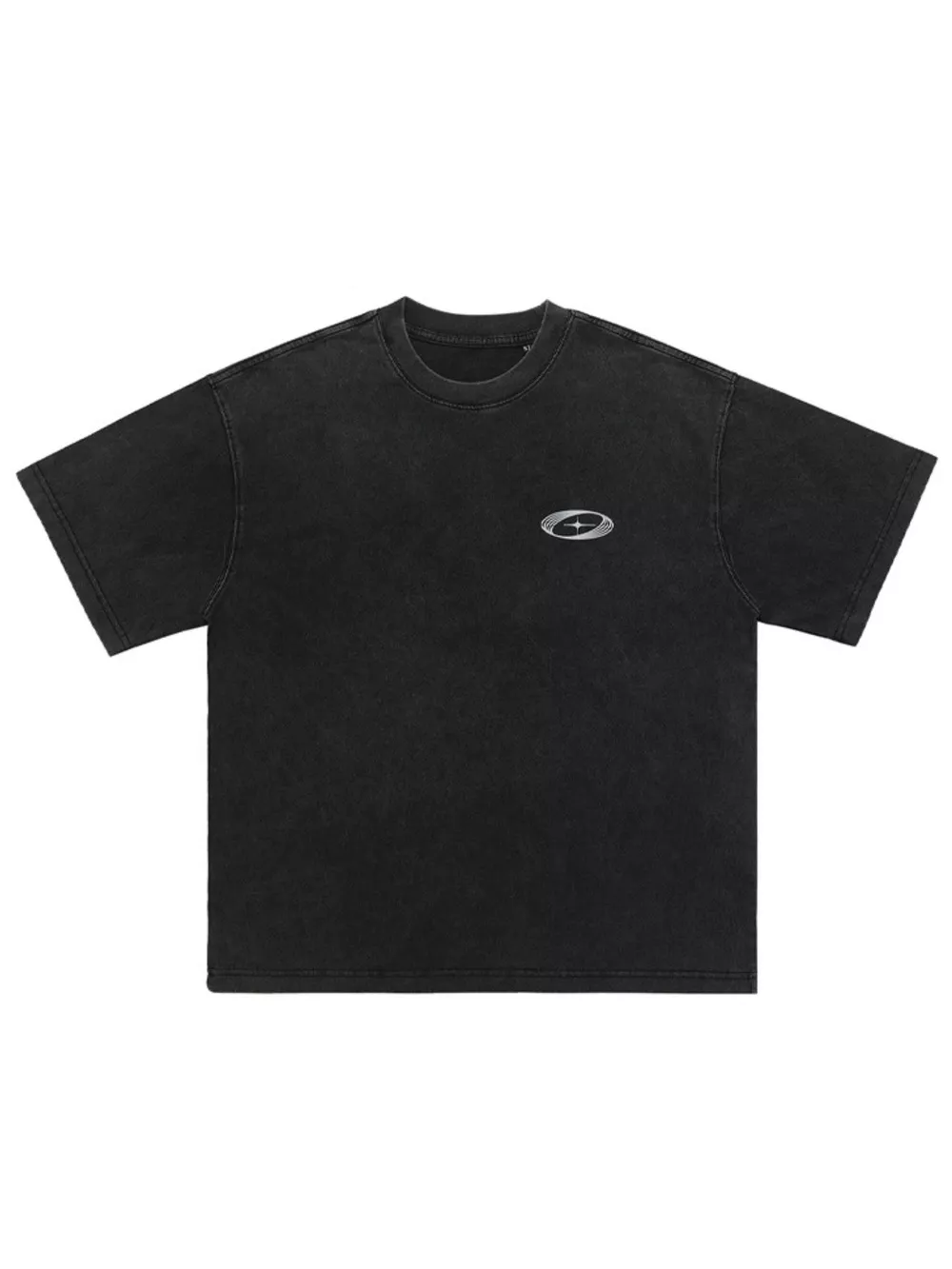 Men's Round Neck Oversized T-Shirt, image 5