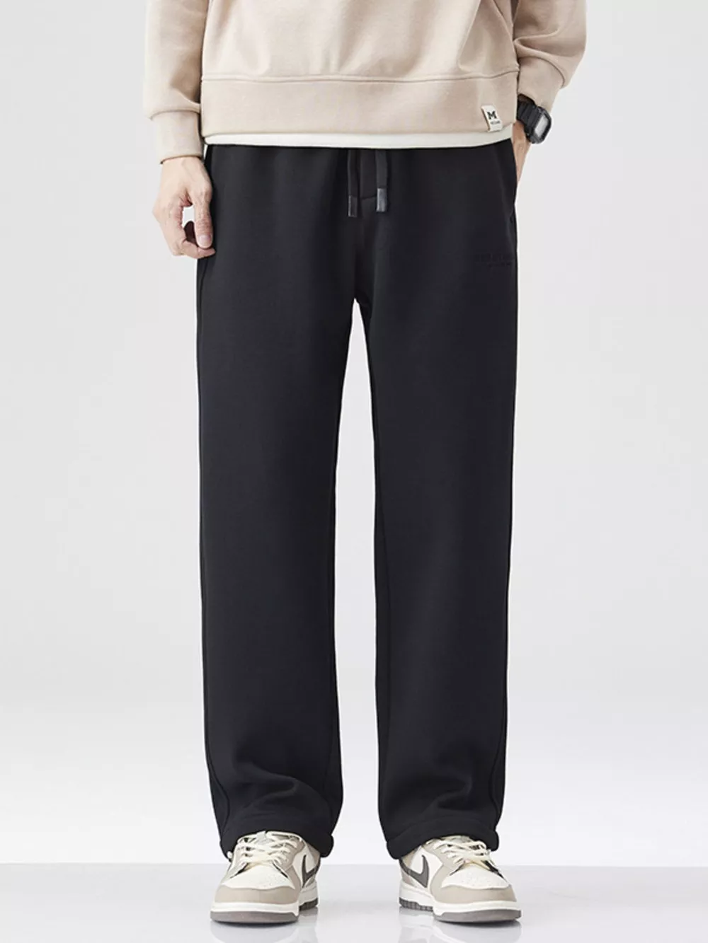 Men's Plus Size Wide Leg Pants