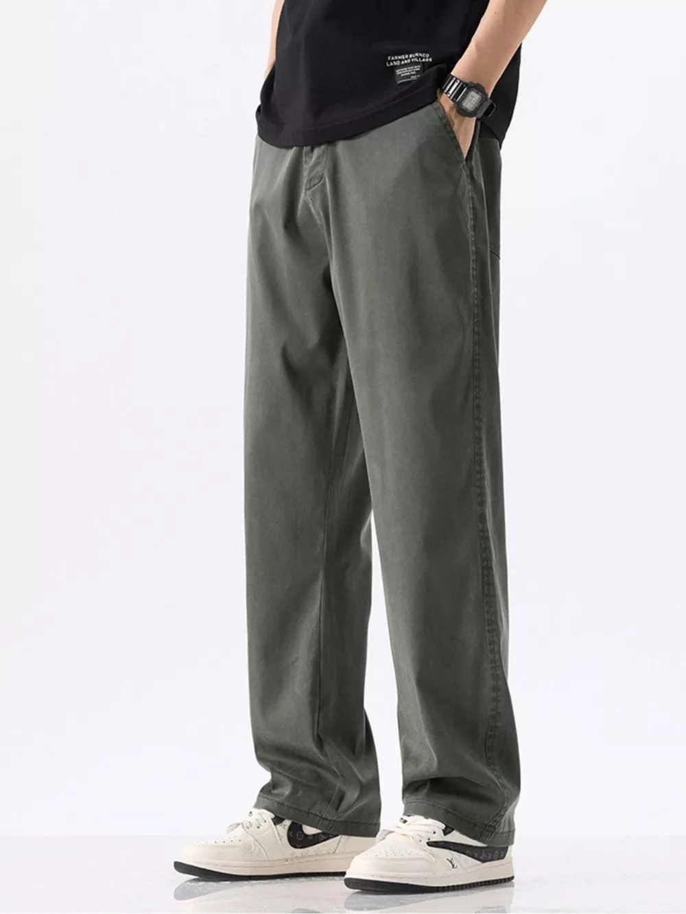 Men's Wide Leg Pants, image 9