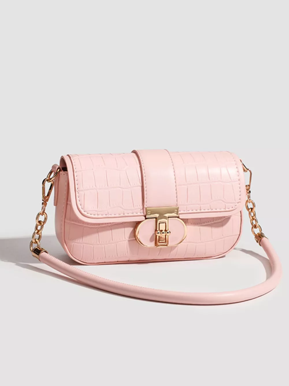 Textured Flap Shoulder Bag, image 5