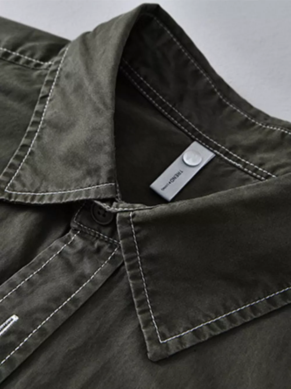 Men's Plus Size Button Up Short Sleeve Shirt, image 3
