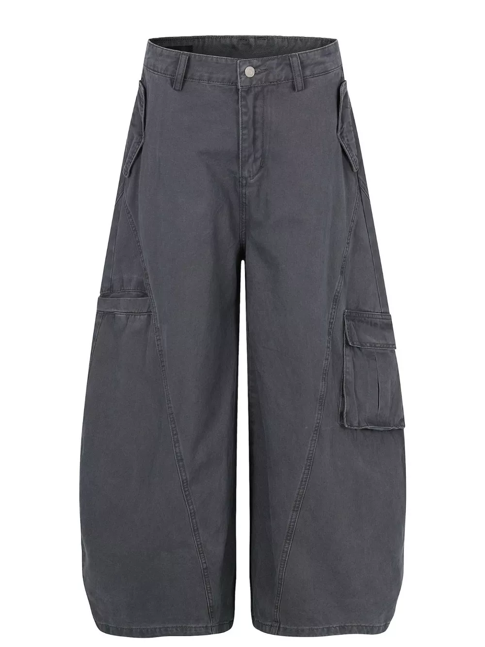 Men's Wide Leg Cargo Pants, image 6