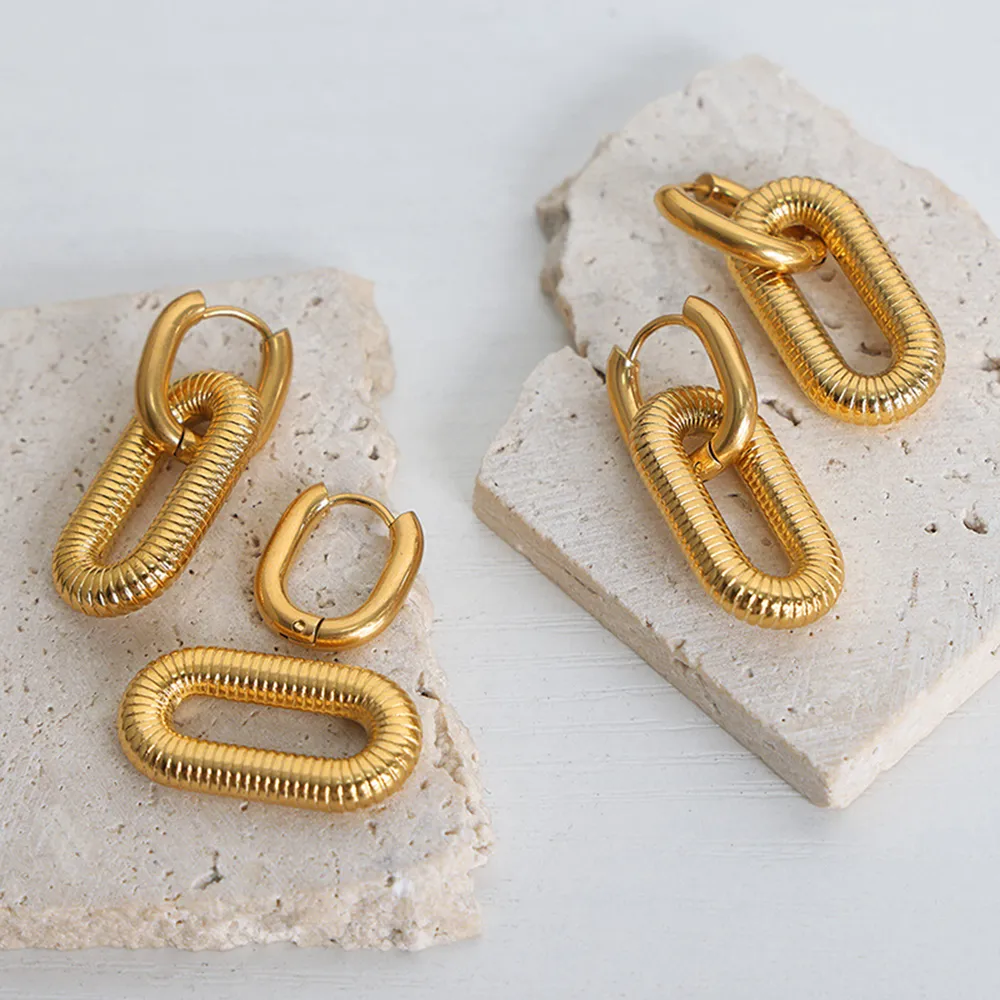 Titanium steel Dangle Earrings, image 4