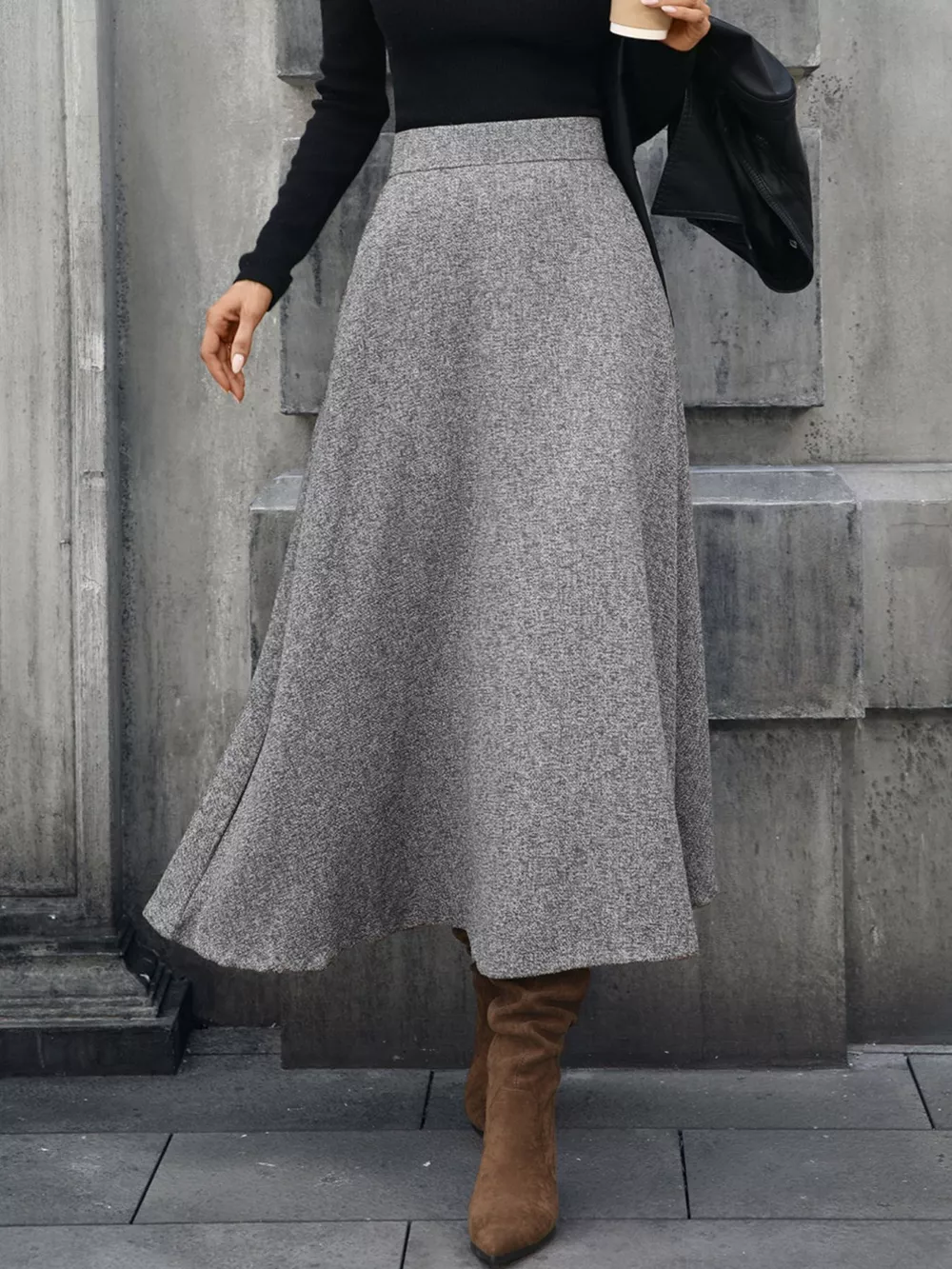 A-Line Midi Skirt, image 5