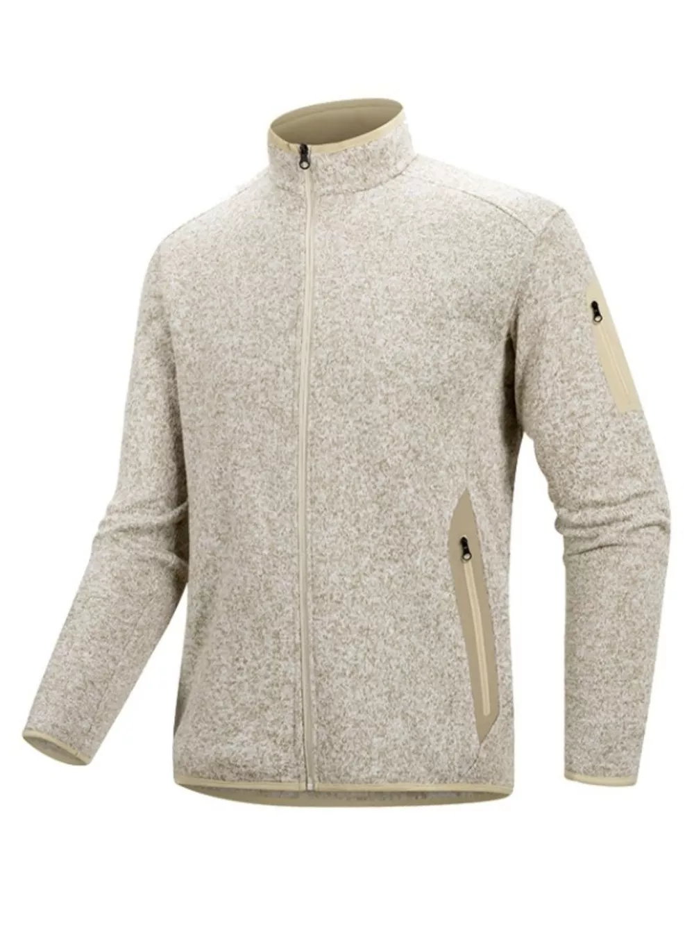 Men's Full Size Full-Zip Outdoor Jacket Plus Size, image 7
