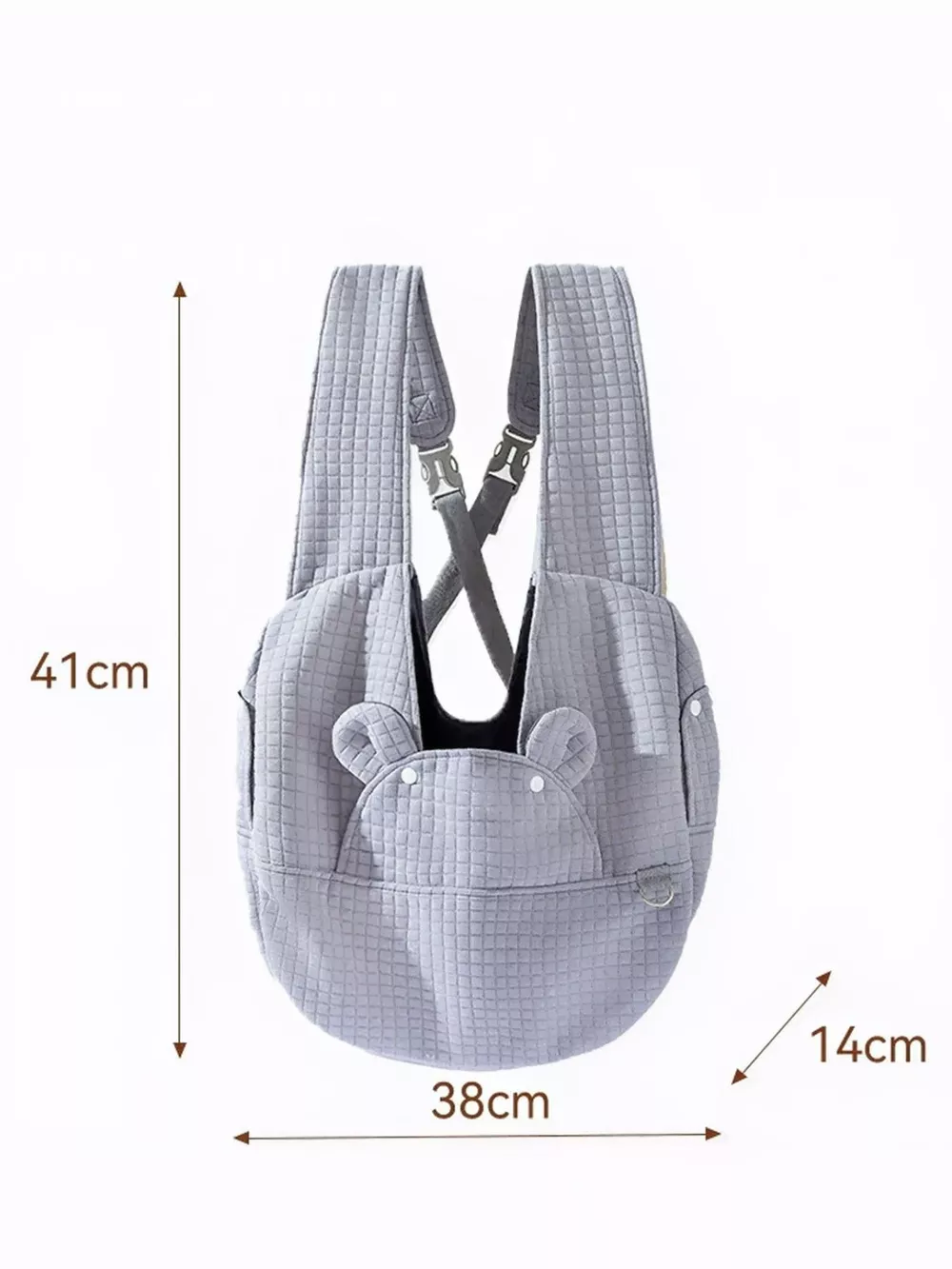 Comfortable Quilted Pet Carrier Sling Bag, image 5