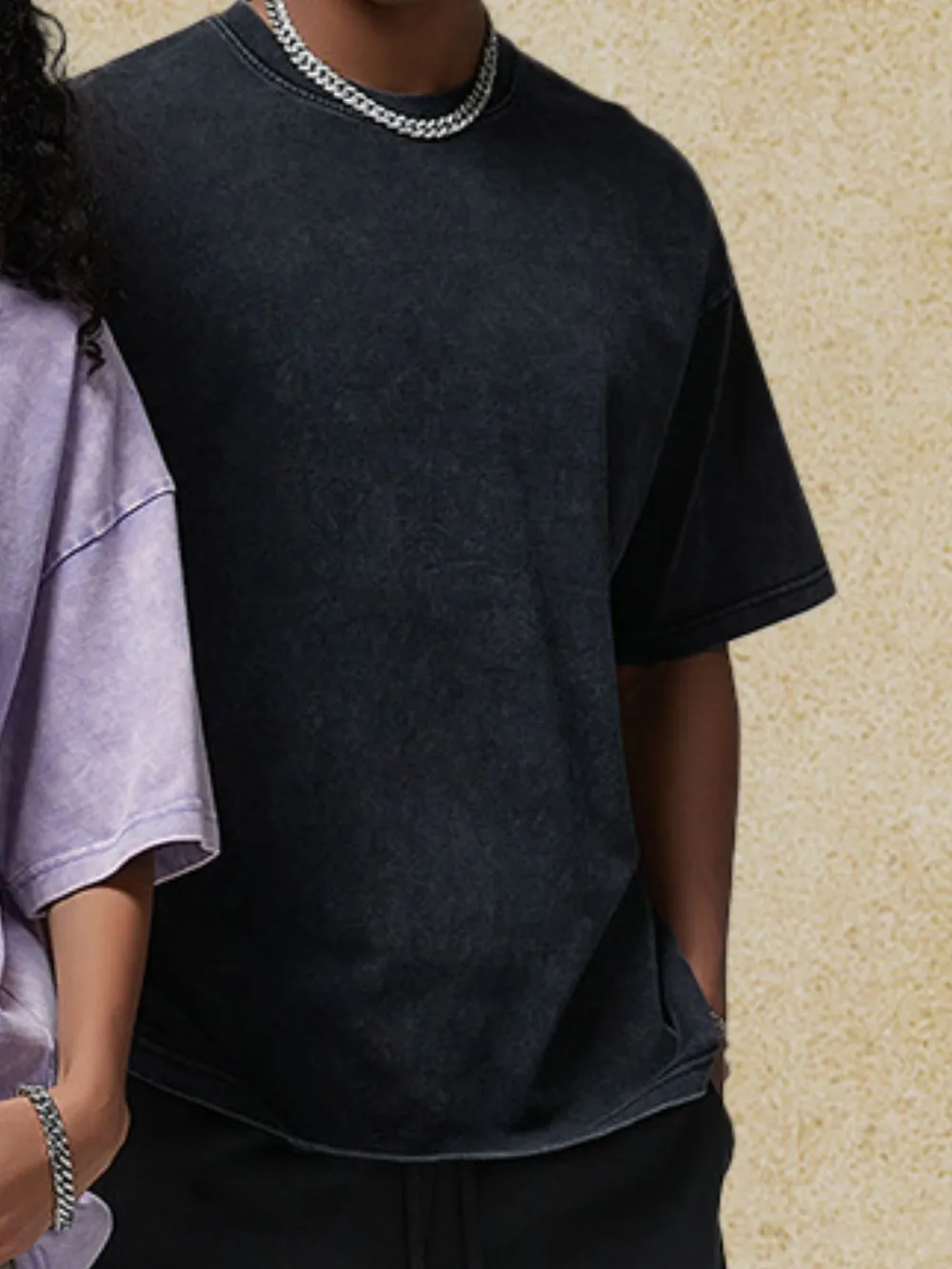 Men's Round Neck Half Sleeve T-Shirt, image 4