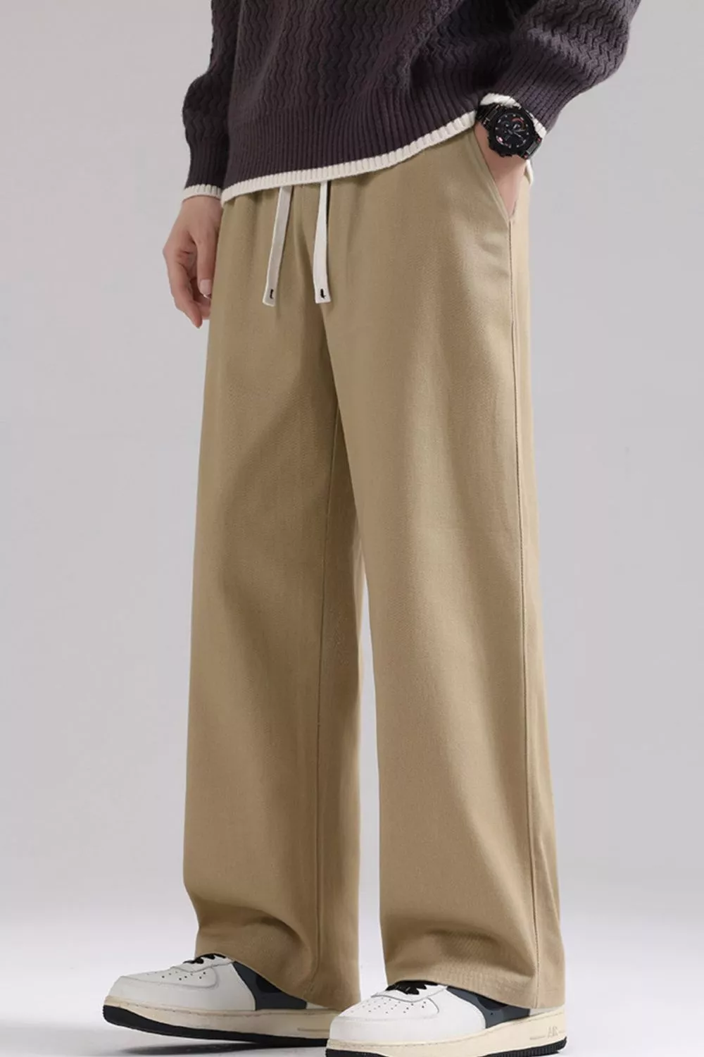 Men's Plus Size Relaxed Fit Drawstring Pants, image 5